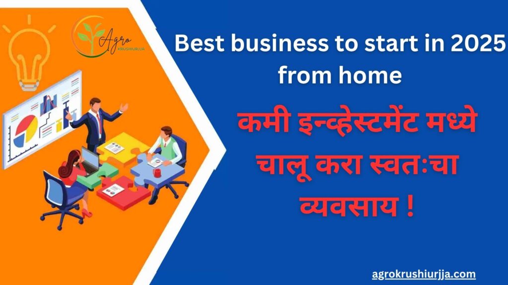 Best business to start in 2025 from home